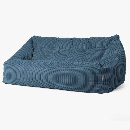 Maya Sofa Bean Bag - Cord Navy Blue 03