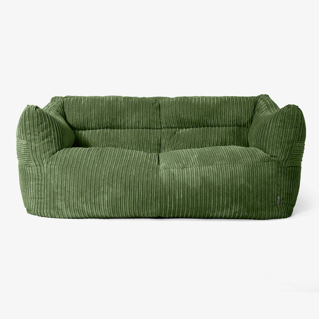 Victor Sofa Bean Bag - Cord Forest Green 01