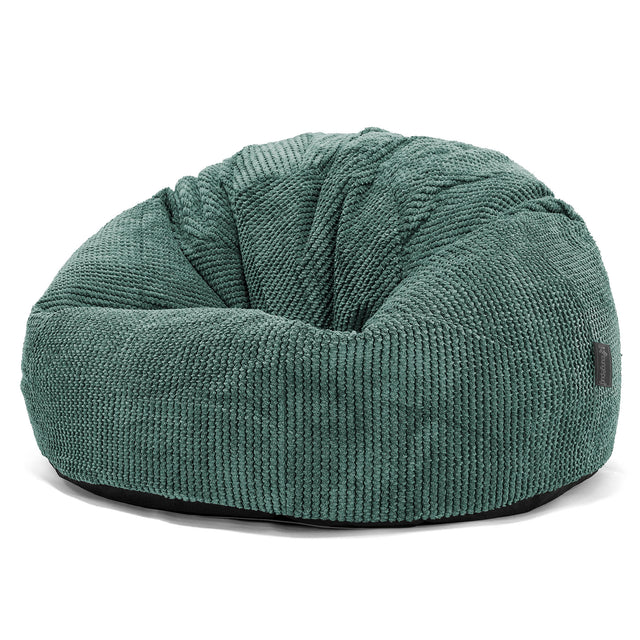 Klasická stolička sedací vak - Pom Pom Machová Zelená 01