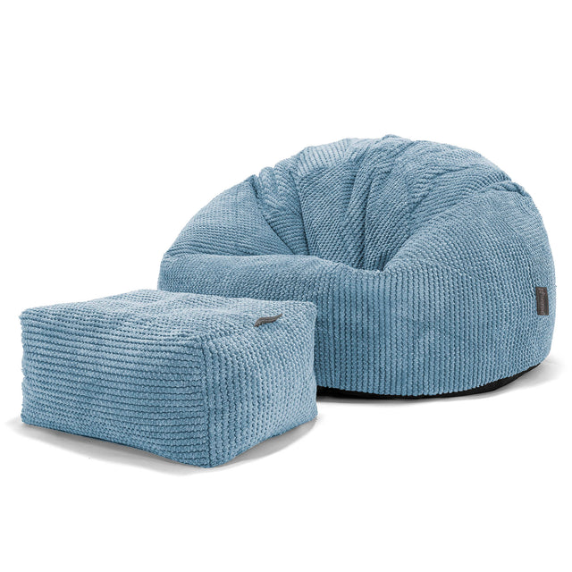Klasická stolička sedací vak - Pom Pom Nebová 02