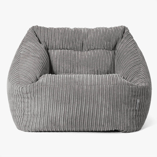 Maya Bean Bag Chair - Cord Graphite Grey 03