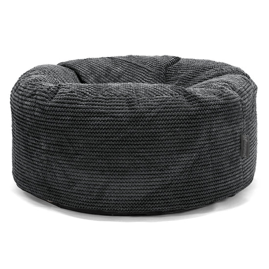 Velká okrúhla taburetka - Pom Pom Čierna 01
