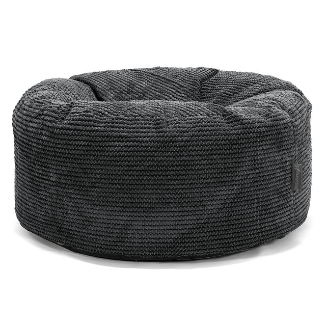 Velká okrúhla taburetka - Pom Pom Čierna 01