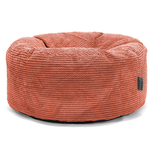 Velká okrúhla taburetka - Pom Pom Tekvicová Oranžová 01