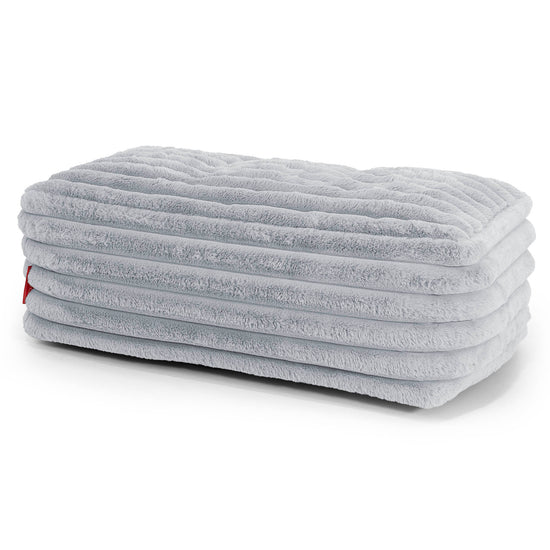 Velká podnožka - Ultra plyšový kord Modré kačacie vajce 01