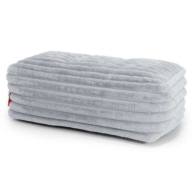 Velká podnožka - Ultra plyšový kord Modré kačacie vajce 01