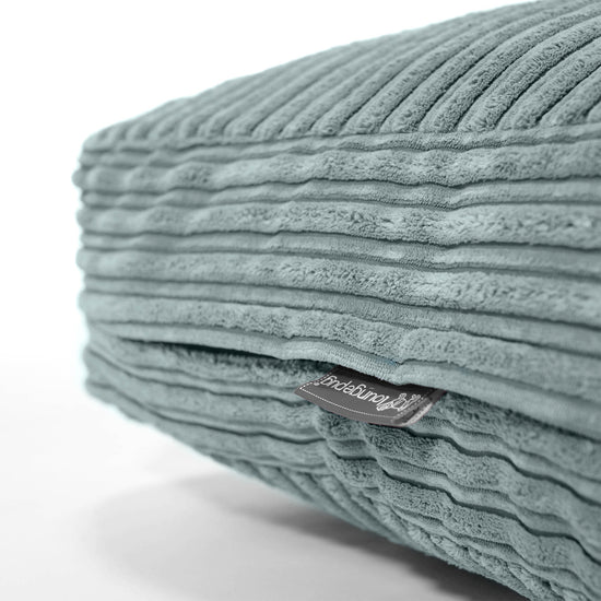 Veľký podlahový vankúš - Menčester Mätová Zelená 02