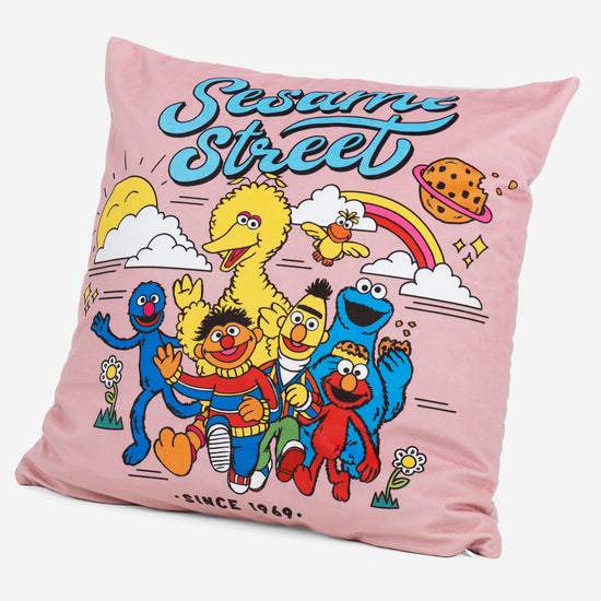 Dekoračný poťah na vankúš 47 x 47 cm - Sesame Street Since 1969 02