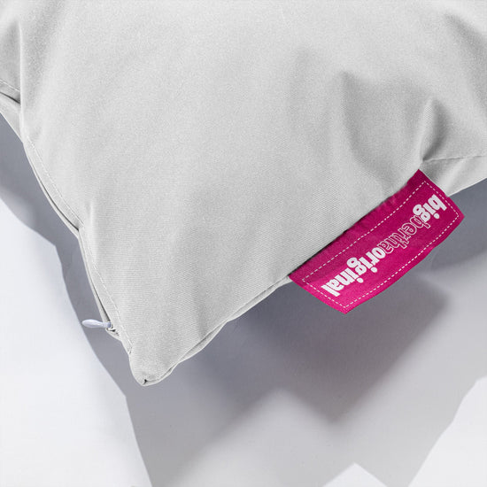 Vonkajší extra veľký dekoračný poťah na vankúš 70 x 70 cm - Biela 02