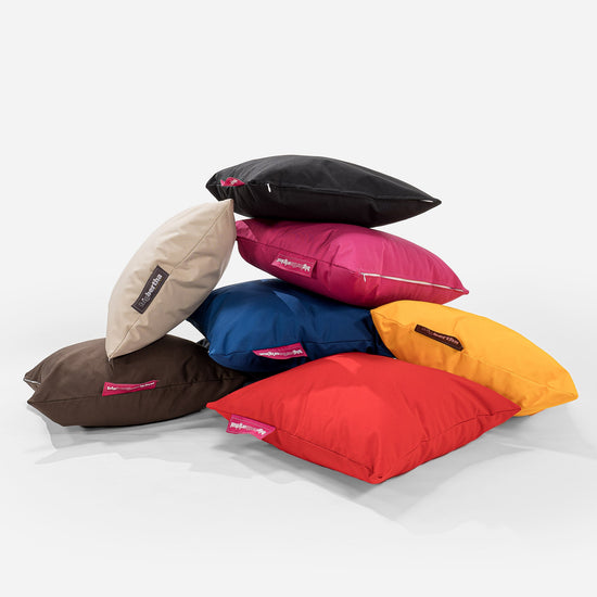 Vonkajší extra veľký dekoračný poťah na vankúš 70 x 70 cm - Biela 03