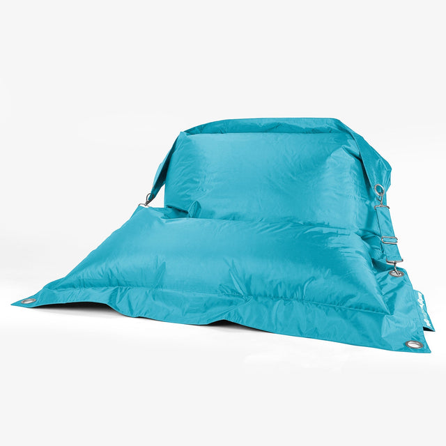 Sedací vak s popruhmi XXL - SmartCanvas™ Cyanová 01