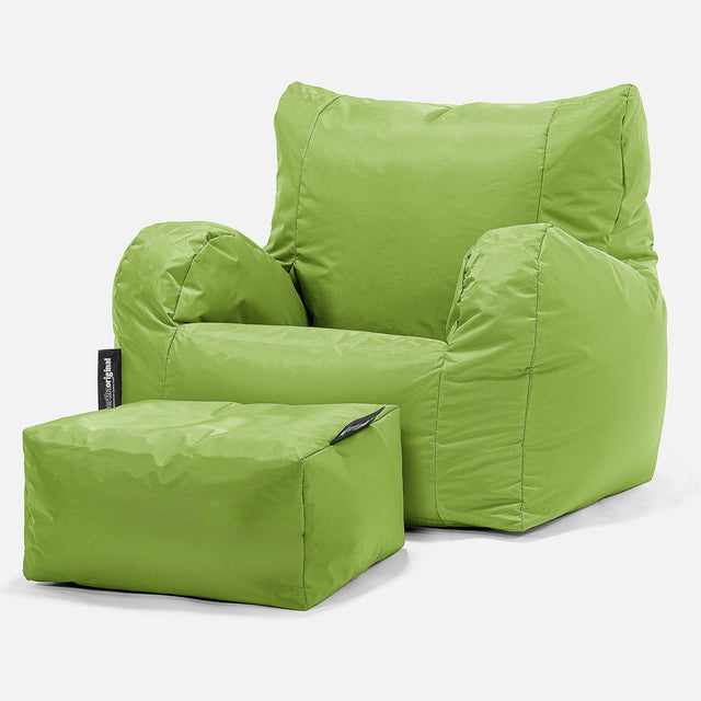Kreslo sedací vak - SmartCanvas™ Limetková 02