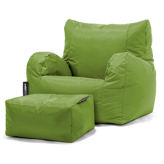 Kreslo sedací vak - SmartCanvas™ Limetková 02