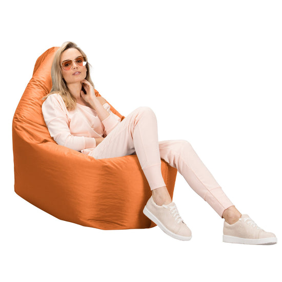 Obrovský sedací vak XXL - SmartCanvas™ Svetlo oranžová 05