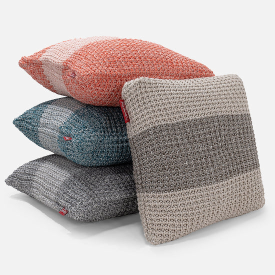 Dekoračný poťah na vankúš 47 x 47 cm - Bavlna 100% Šedá 03