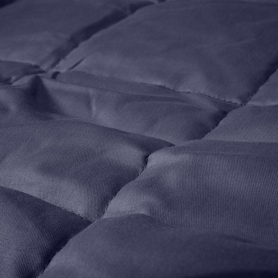 Záťažová deka pre dospelých - Bavlna Tmavomodrá 04