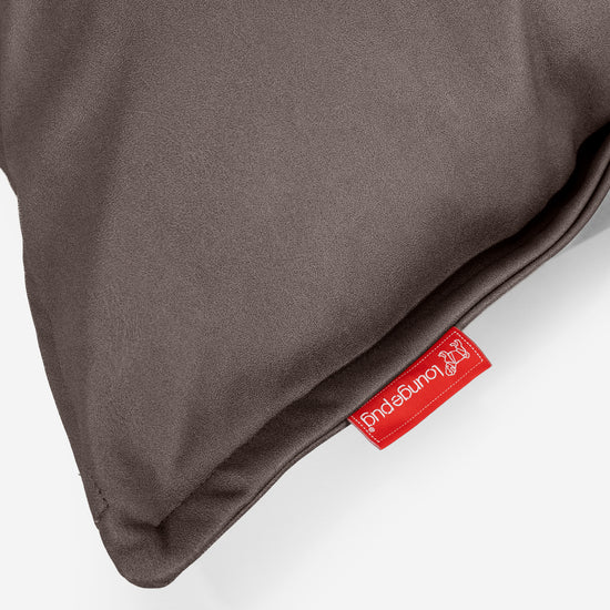 Dekoračný poťah na vankúš 47 x 47 cm - Vegánska koža Čokoládová 03