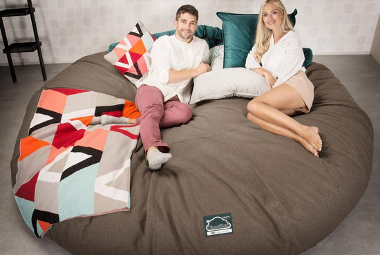 Pohovka sedací vak z pamäťovej peny CloudSac 5000 XXXXXL Titanic - Interalli vlna Sušienková 02