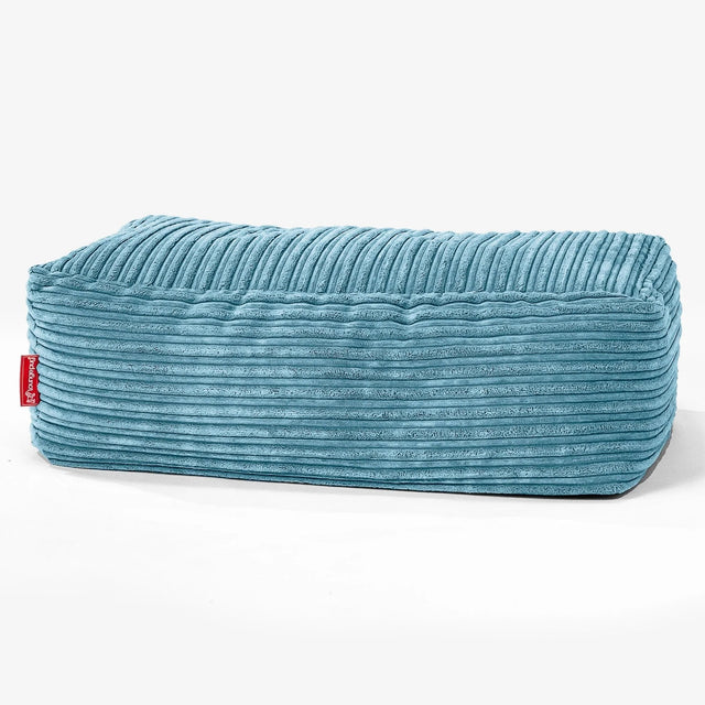 Podnožka z pamäťovej peny CloudSac 100 - Menčester Morská modrá 01