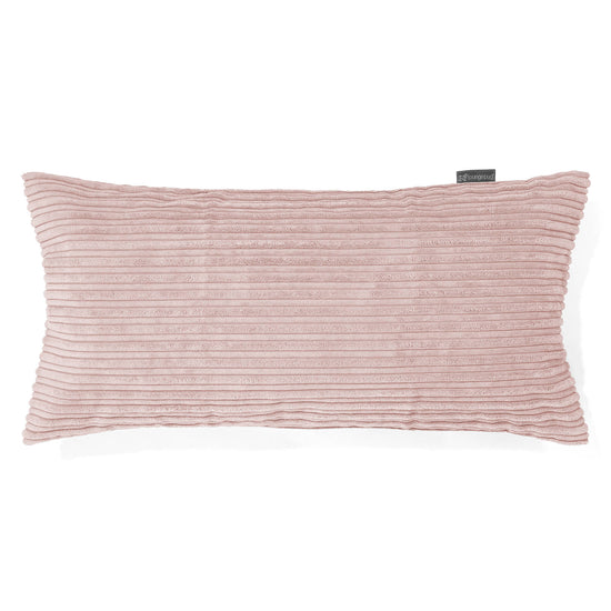 Obdĺžnikový dekoračný poťah na vankúš XL 40 x 80 cm - Menčester Ružovo červená 01