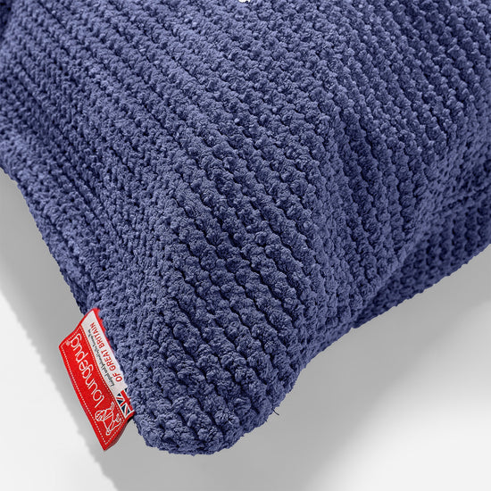 Obdĺžnikový dekoračný poťah na vankúš XL 40 x 80 cm - Pom Pom Fialová 02