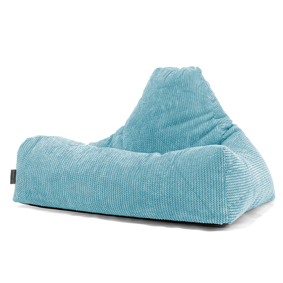 Ležadlo sedací vak - Pom Pom Morská modrá 01