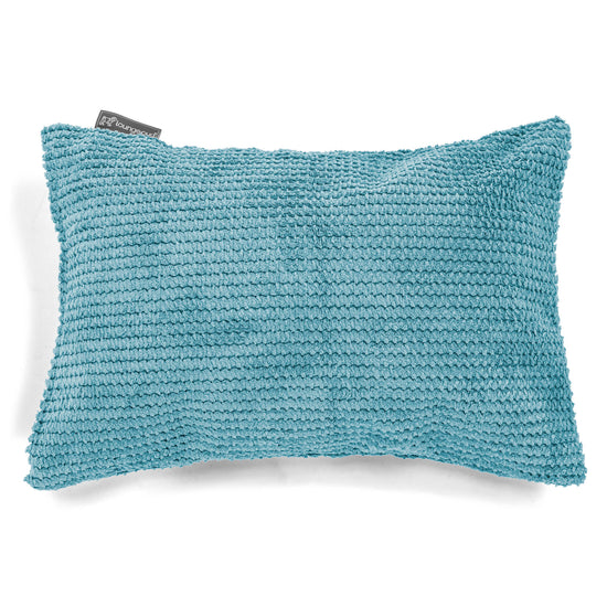 Obdĺžnikový dekoračný poťah na vankúš 35 x 50 cm - Pom Pom Morská modrá 01