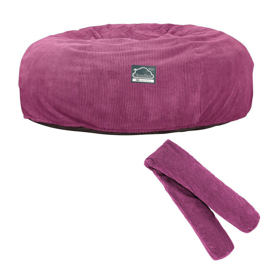 Extra veľká pohovka sedací vak z pamäťovej peny CloudSac 3000 XXL - Pom Pom Ružová 08