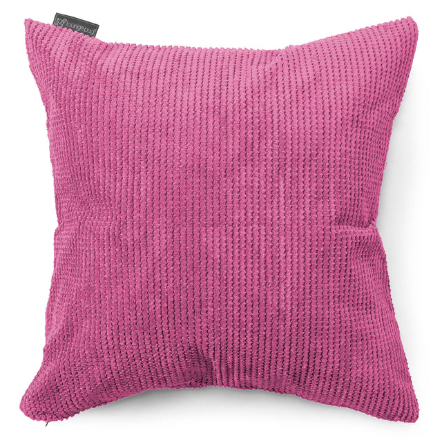 Extra veľký dekoračný poťah na vankúš 70 x 70 cm - Pom Pom Ružová 01