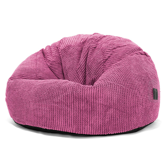 Klasická stolička sedací vak - Pom Pom Ružová 01