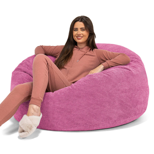 Mamutia pohovka sedací vak - Pom Pom Ružová 01