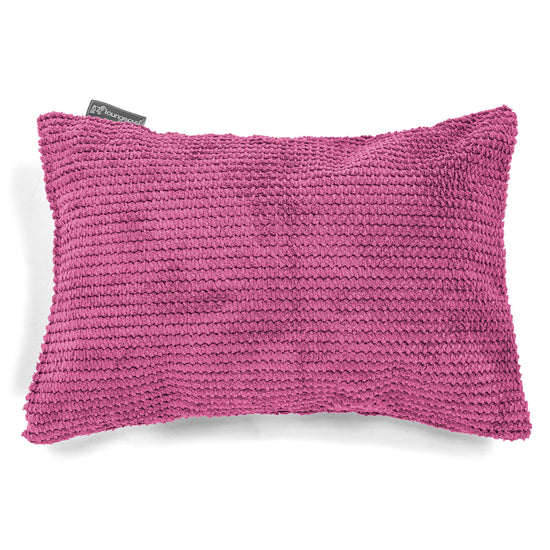 Obdĺžnikový dekoračný poťah na vankúš 35 x 50 cm - Pom Pom Ružová 01