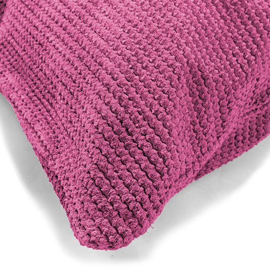 Obdĺžnikový dekoračný poťah na vankúš 35 x 50 cm - Pom Pom Ružová 02