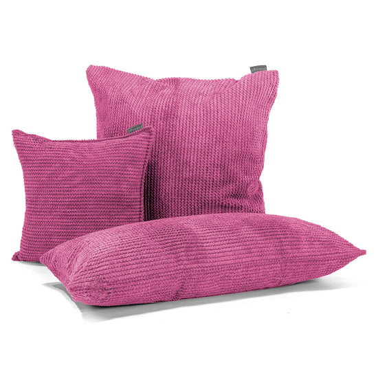 Obdĺžnikový dekoračný poťah na vankúš XL 40 x 80 cm - Pom Pom Ružová 03