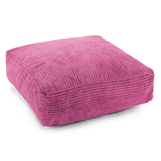 Veľký podlahový vankúš - Pom Pom Ružová 01