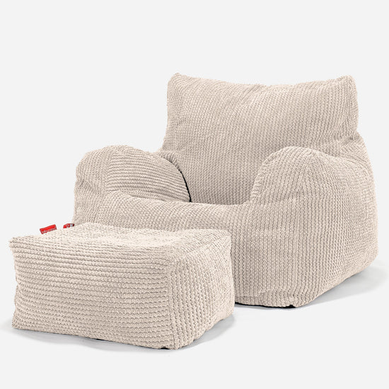 Kreslo sedací vak Joesphine - Pom Pom Slonovinová 02