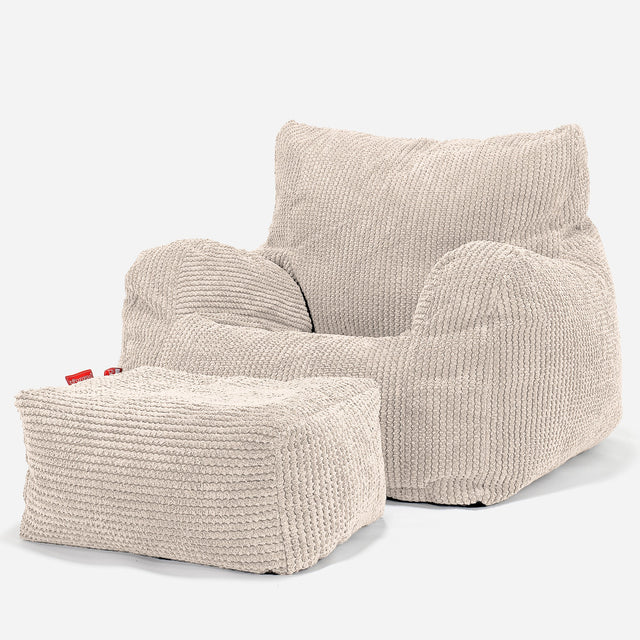 Kreslo sedací vak Joesphine - Pom Pom Slonovinová 02