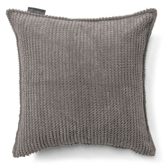 Dekoračný poťah na vankúš 47 x 47 cm - Pom Pom Uhľovo šedá 01