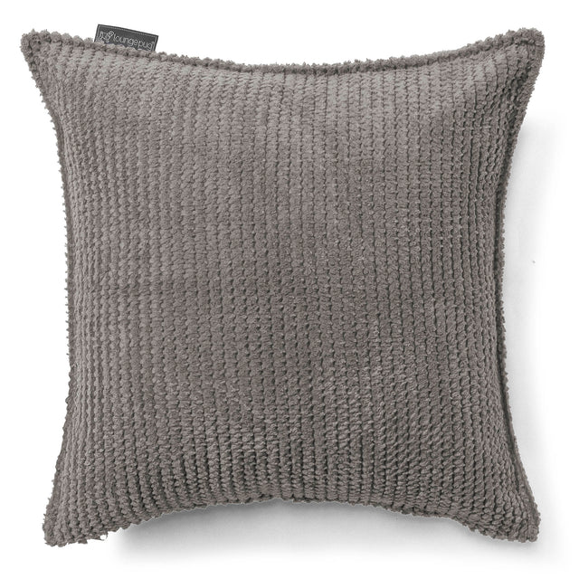 Dekoračný poťah na vankúš 47 x 47 cm - Pom Pom Uhľovo šedá 01