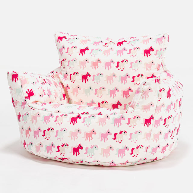 Kreslo sedací vak pre batoľatá vo veku 1-3 rokov - Potlač Môj malý poník 01