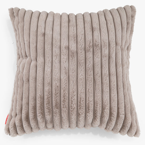 Extra veľký dekoračný poťah na vankúš 70 x 70 cm - Ultra plyšový kord Norková 01