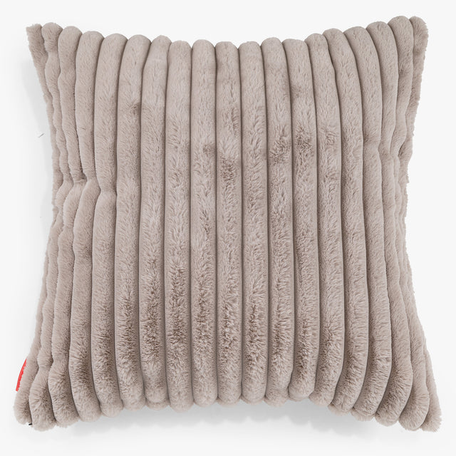 Extra veľký dekoračný poťah na vankúš 70 x 70 cm - Ultra plyšový kord Norková 01