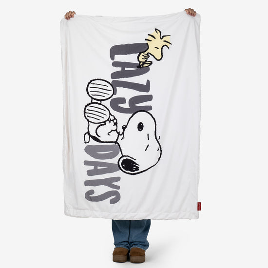 Snoopy Deka / prikrývka Sherpa - Lenivosť 01
