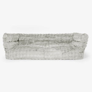 3-miestna pohovka sedací vak Albert 2.0 - Umelá kožušina Bublina Šalviová zelená