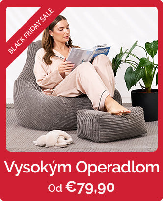 Stolička s vysokým operadlom sedacie vaky