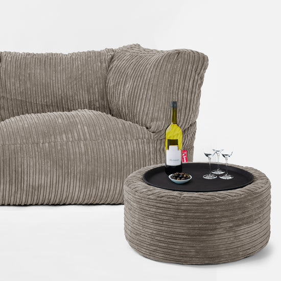 3-miestna pohovka sedací vak Albert - Menčester Sivá holubica 03