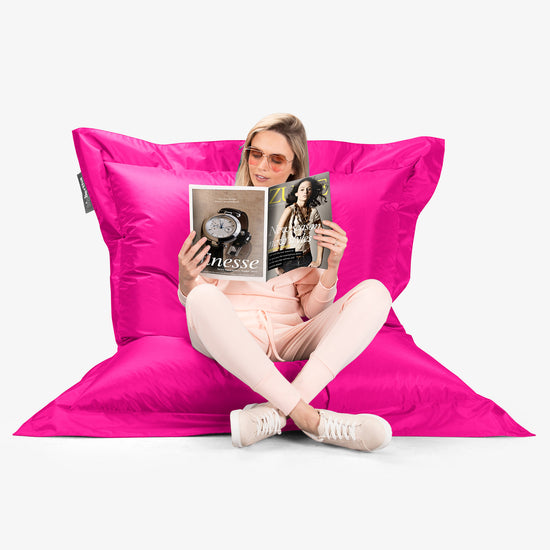 Obrovský sedací vak XXL - SmartCanvas™ Čerešňová ružová 05