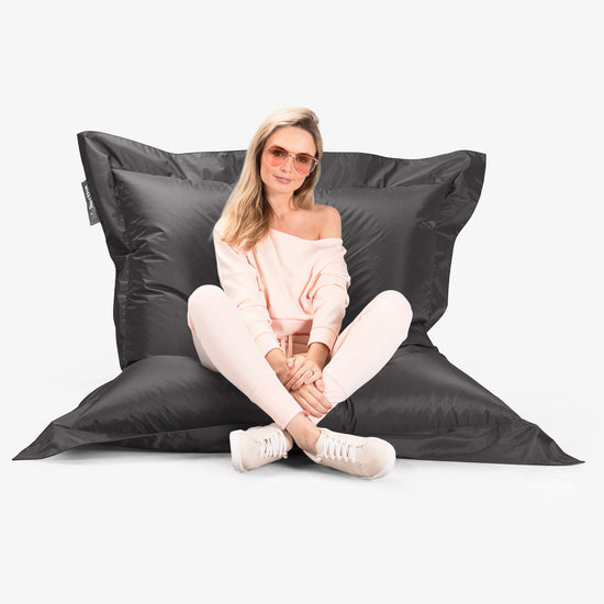 Obrovský sedací vak XXL - SmartCanvas™ Grafitová šedá 05