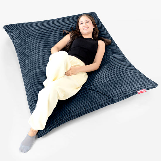 Extra veľký sedací vak - Menčester Námornícka modrá 02