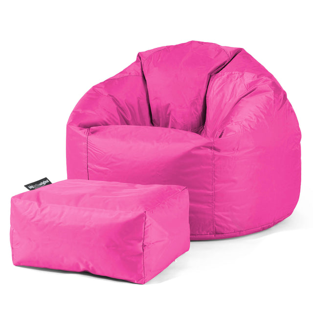 Klasická stolička sedací vak - SmartCanvas™ Čerešňová ružová 02